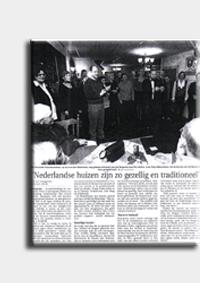 Заметка в газете о гастролях хора в Голландии. Декабрь 1999 г.